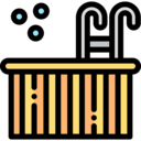 sports and competition,swimming pool,entertainment,summer,water,bubbles,ladder